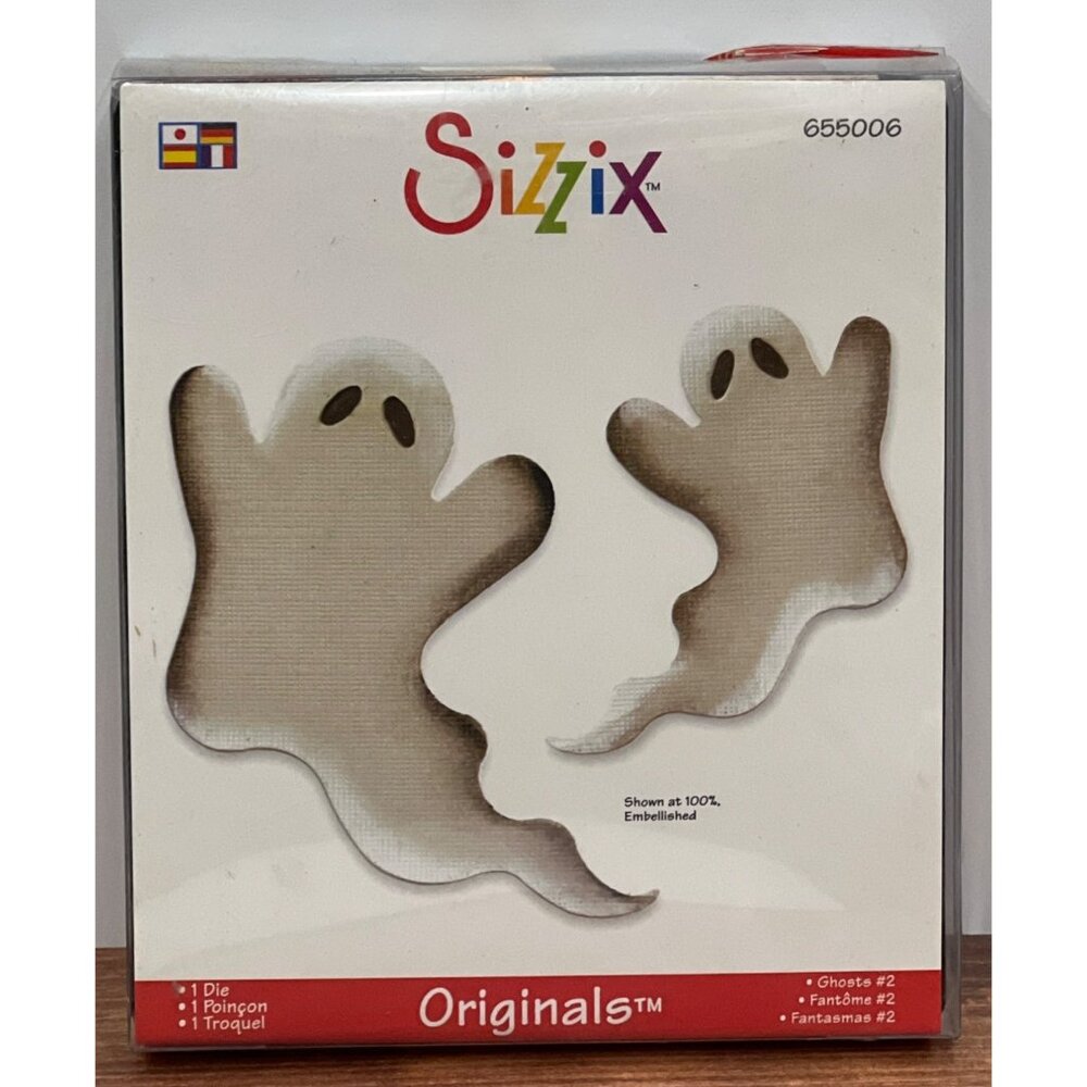Lightly used Sizzix Ghosts #2 Originals Die by Emily Humble 655006